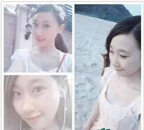 90后美女老師張驍甜美私人照片瘋傳