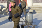朝鲜百姓的冬季生活