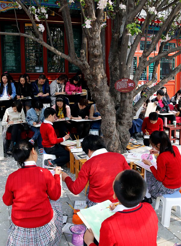 海棠印象小学美术教学展示在京举行--教育--人