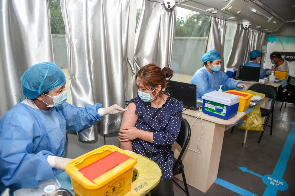 北京：新冠疫苗接種車開到家門口