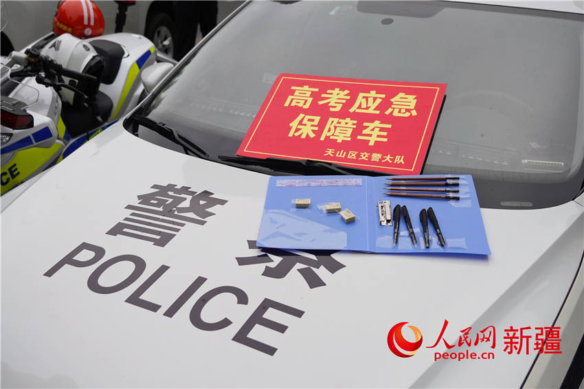 高考應急保障車。人民網 李欣洋攝