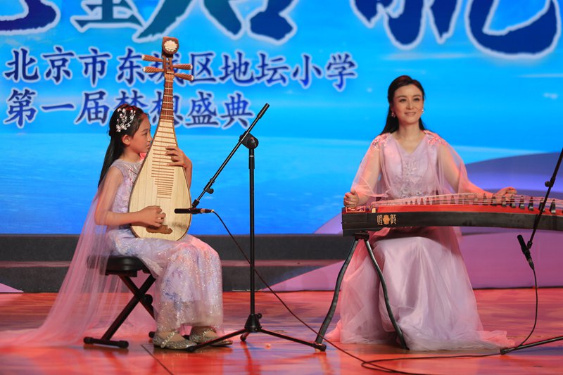 北京地壇小學第一屆夢想盛典舉行。崔子千攝