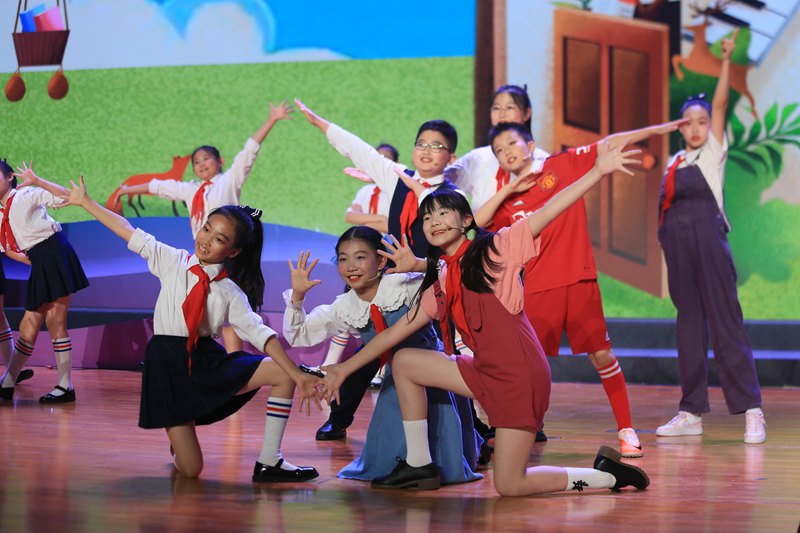 北京地壇小學第一屆夢想盛典舉行。崔子千攝