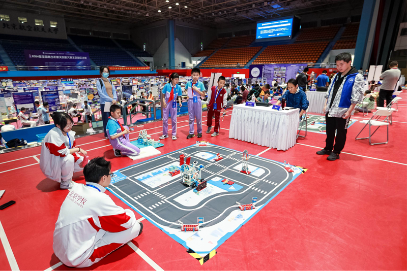 2024年全國青少年航天創新大賽北京地區決賽在北京航空航天大學舉行。校方供圖