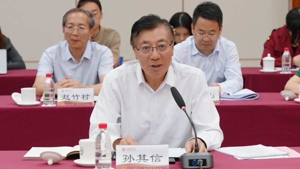 中国工程院院士、中国农业大学校长孙其信。校方供图