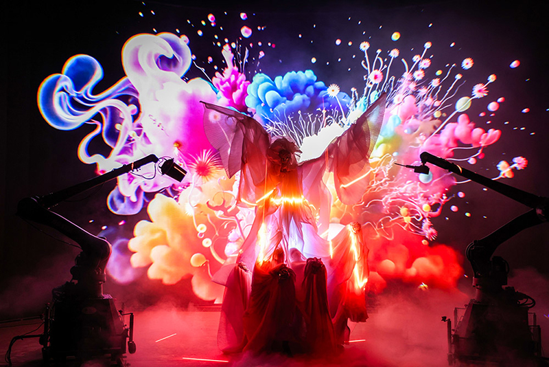 展會現場。學校供圖