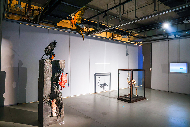 展會現場。學校供圖