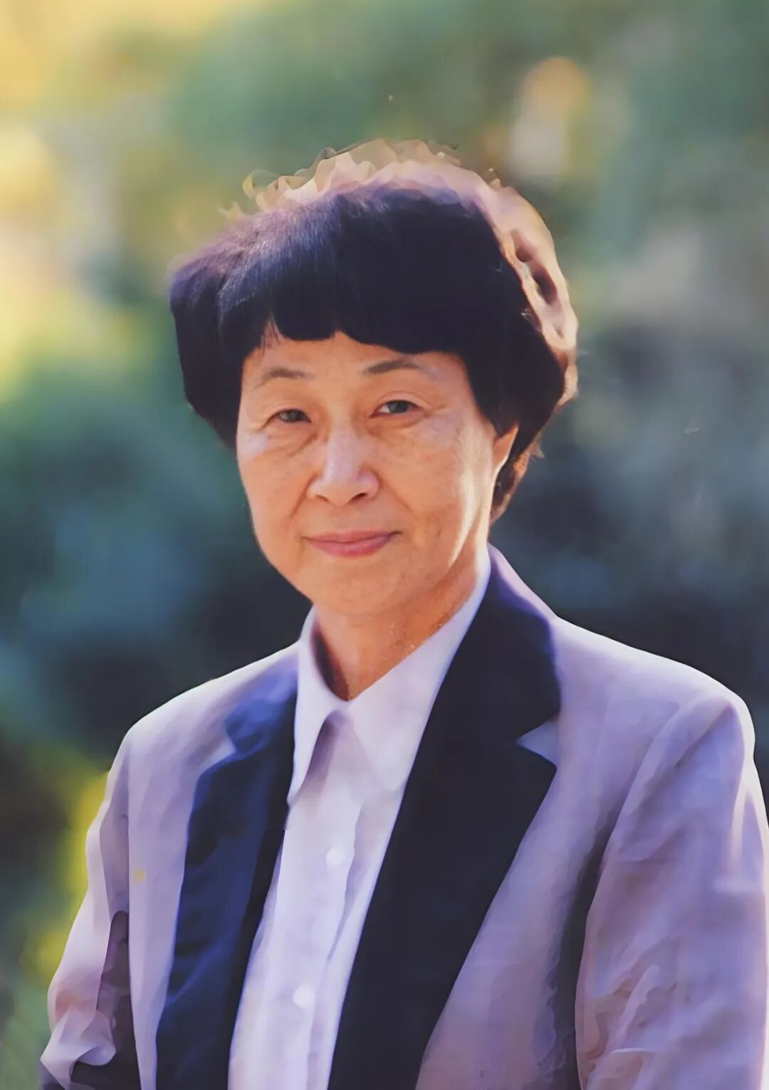 “人民教育家”於漪。圖片來源：上海市楊浦高級中學