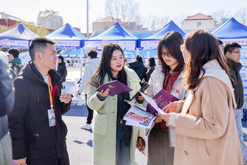 北京航空航天大學2026屆畢業生春季首場大型綜合雙選會現場。校方供圖