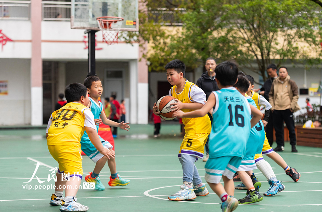 貴州天柱：籃球少年 賽場爭鋒【5】