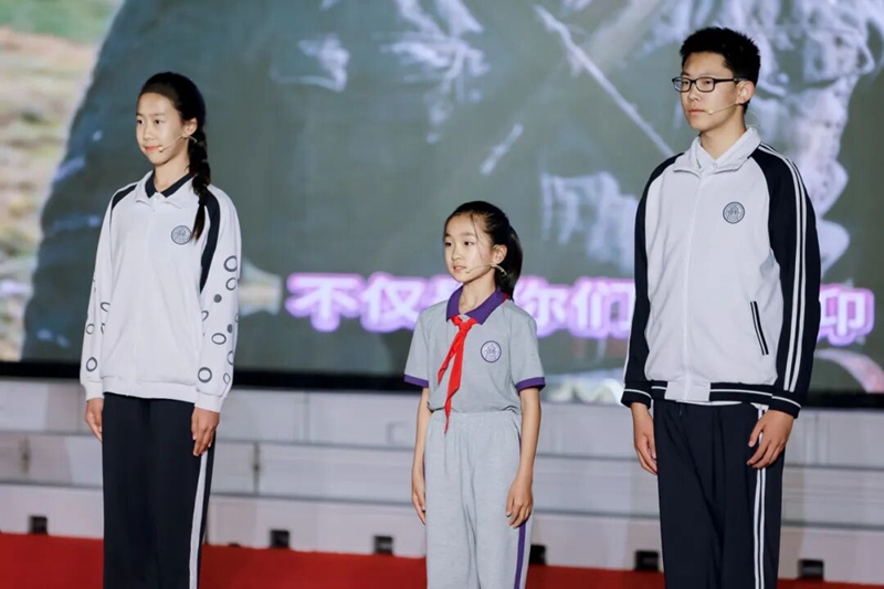 两弹一星精神进校园。校方供图