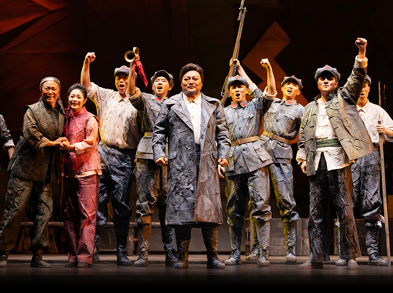 原創歌劇《搖籃》劇照。學校供圖