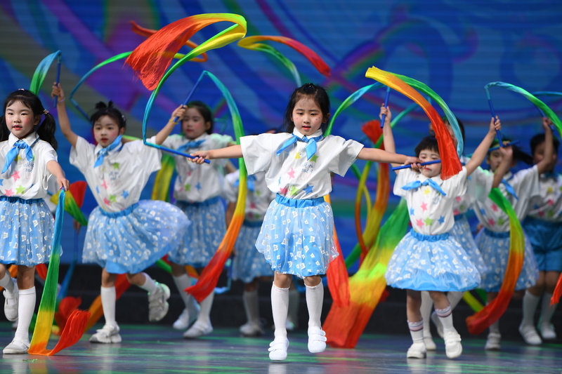 北醫幼兒園慶祝“六一”兒童節暨建園70周年聯歡活動現場。園方供圖
