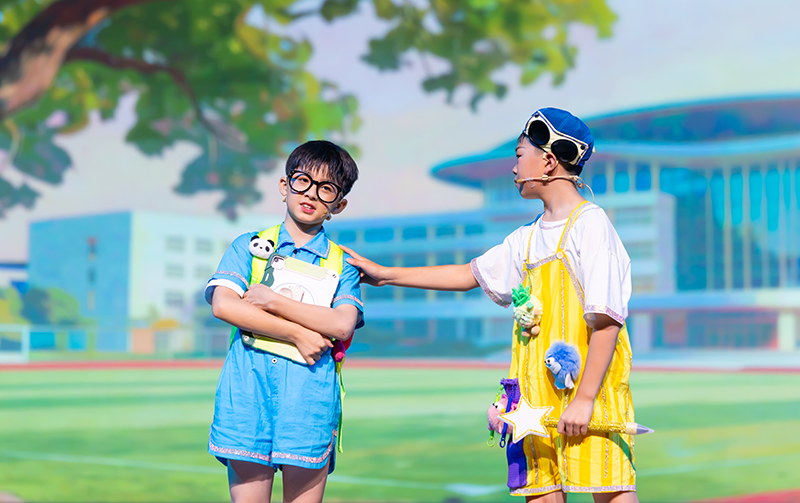 演出现场。学校供图