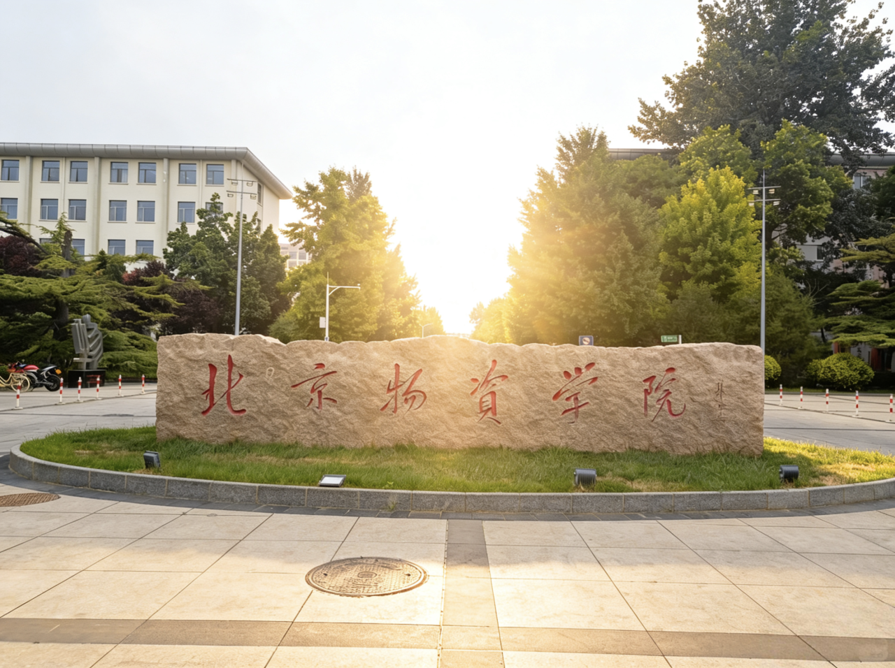 北京物资学院校训石