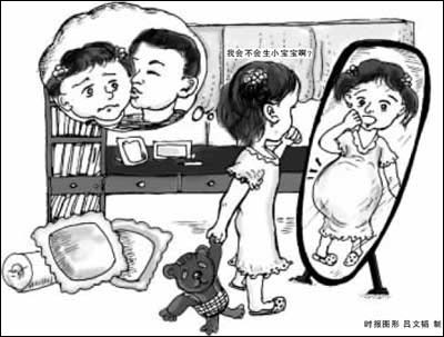 5岁女童被男孩亲脸后担心怀孕
