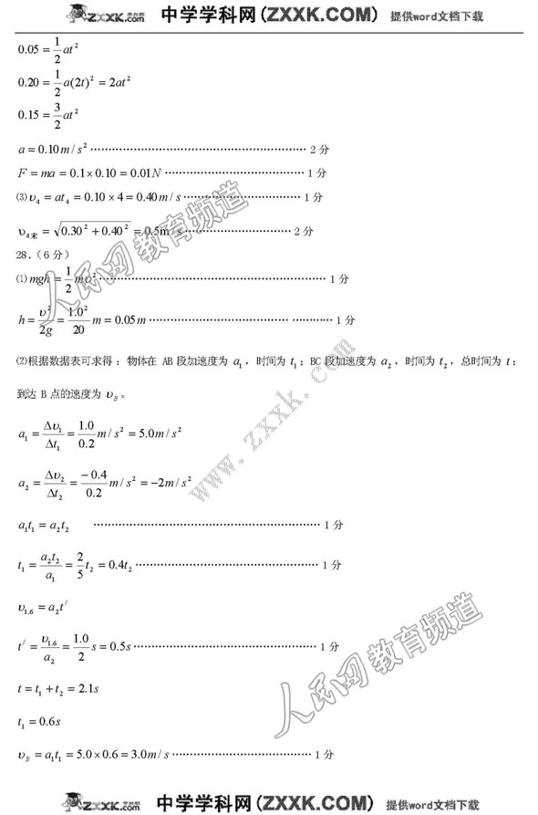 江苏盐城07-08学年度高二调研考试(物理) (7)