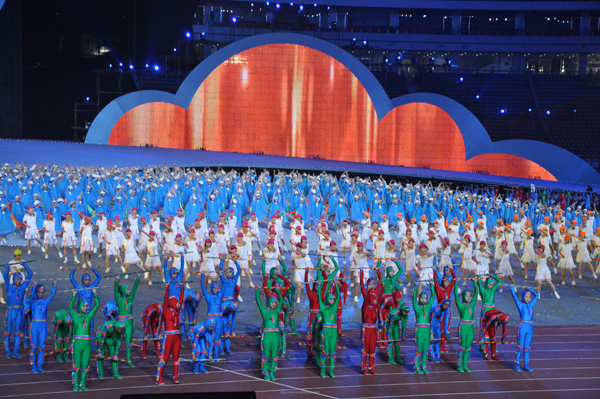 第十届全国中学生运动会在长沙开幕(3)
