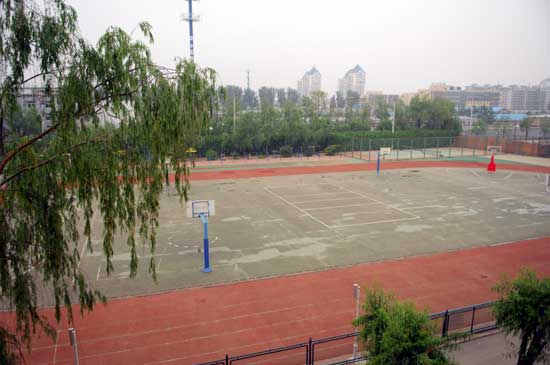 北苑中学校园环境--人民网教育频道 中国最权威