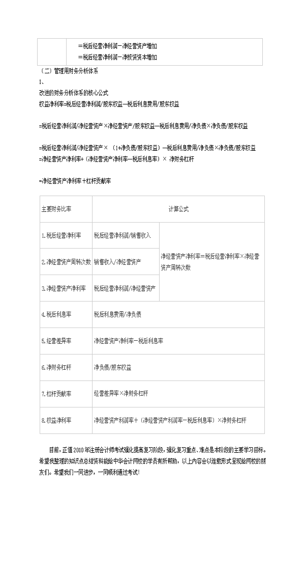 财务报表分析范文