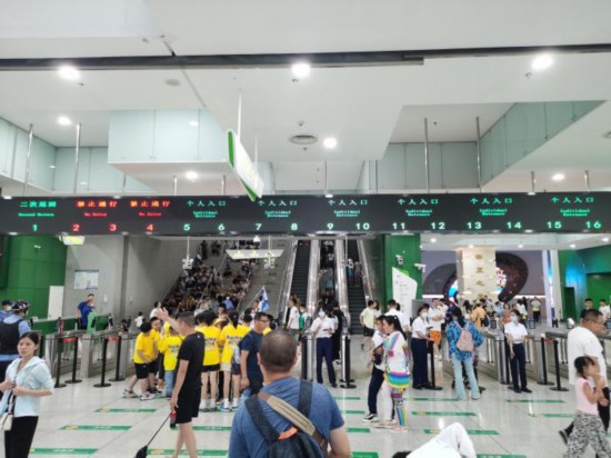 資料圖：中國科技館裡的研學旅行團。<a target='_blank' href='/' ><p  align=